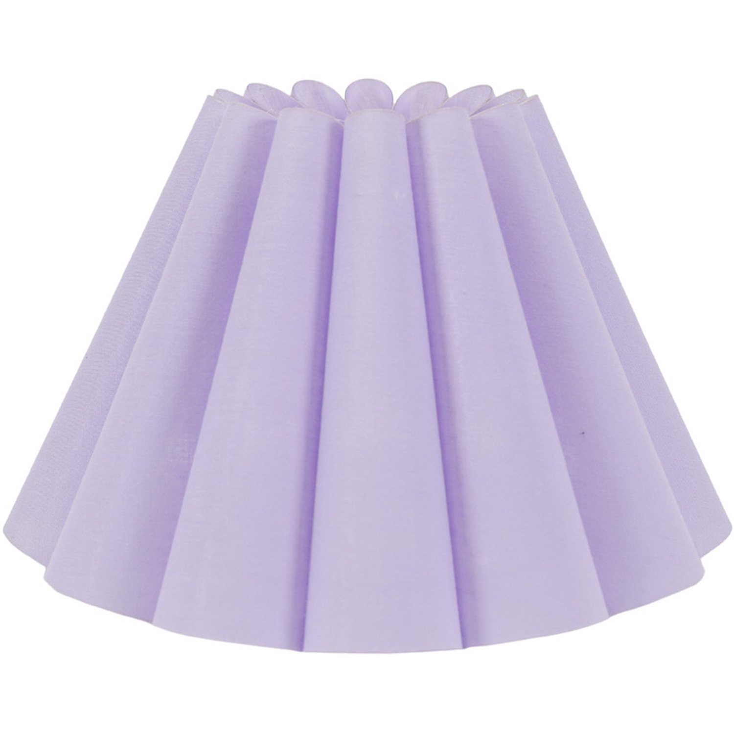 Image of Lauren Fabric Pleated Scallop Edge Tapered&hellip;