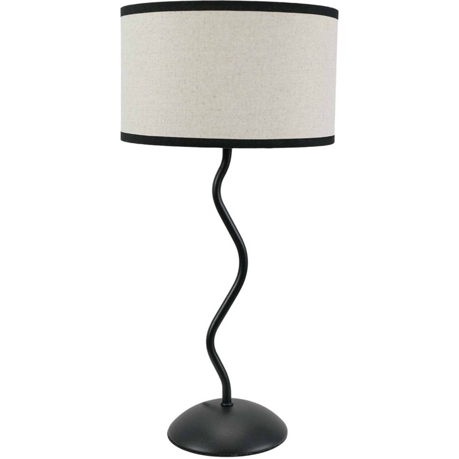 Image of Wiggle Black Metal Single Stem Table&hellip;