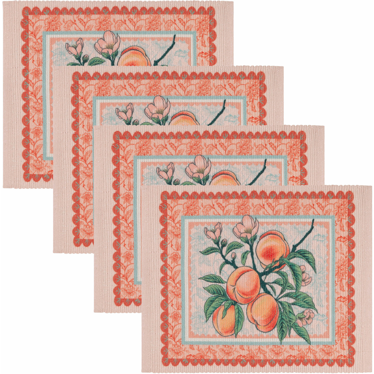Image of Anemone Peaches Set of 4 Indoor&hellip;