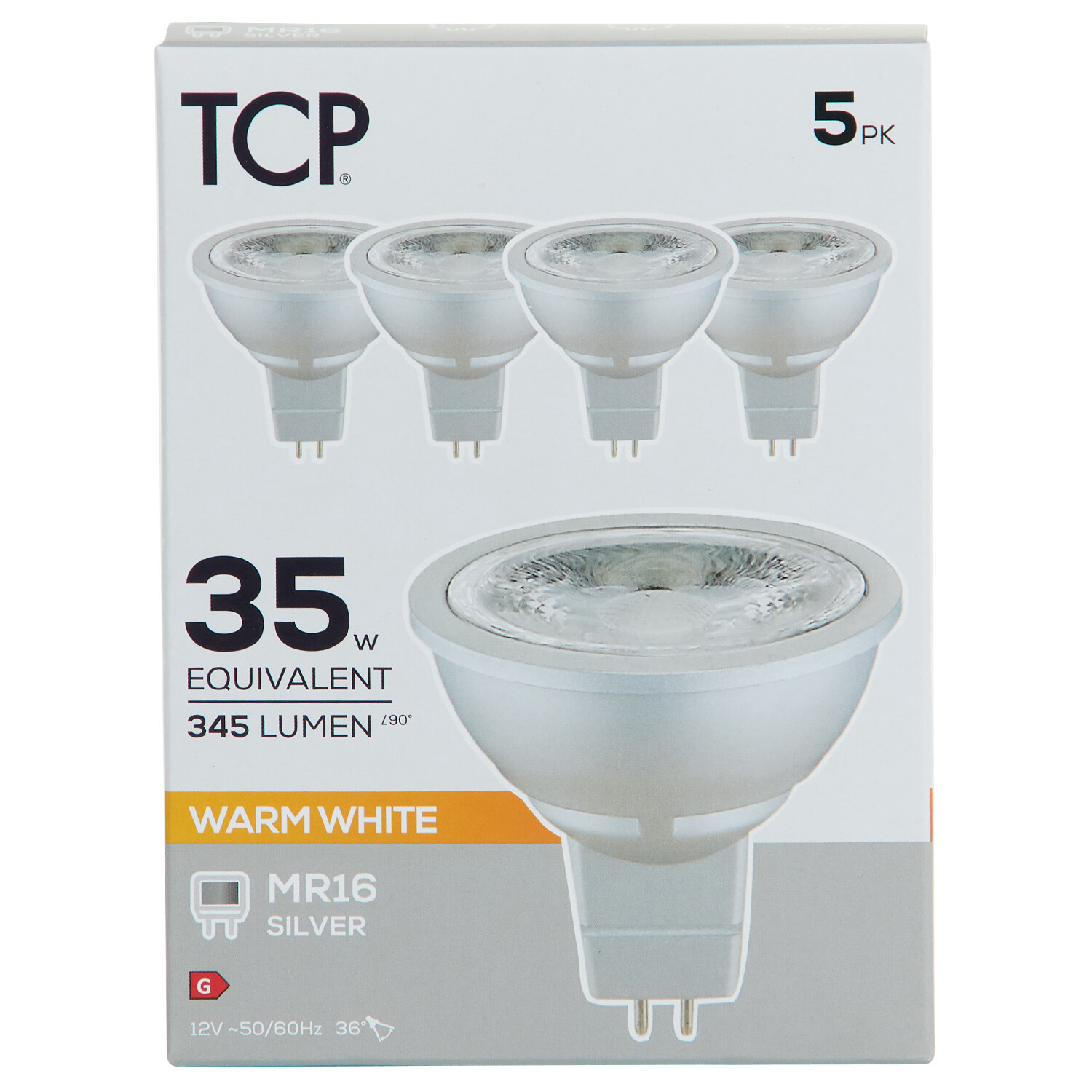 Image of TCP LED Silver MR16 345L Warm&hellip;