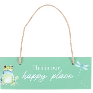 This is Our Happy Place Hanging Sign