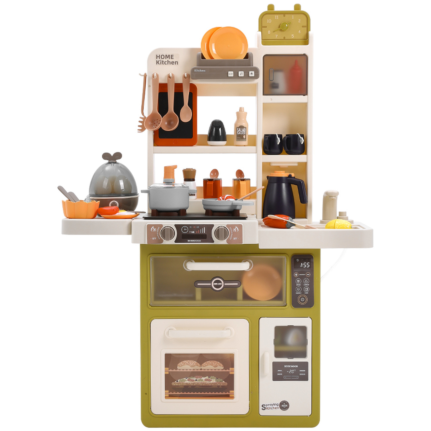 Kidkid Role Pretend Kitchen Playset - Green