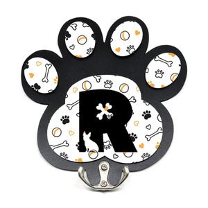 Dog Lead and Harness Hanger Letter R