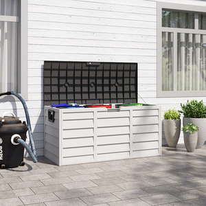 Lifeideas Outdoor Lockable Storage Box with Wheels