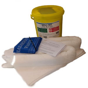 20 Litre Oil and Fuel Spill Kit in a Tub