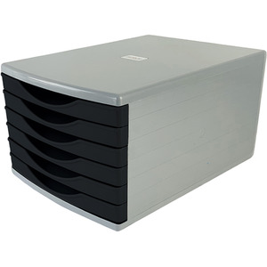Black / 21.2cm / 6 Desktop Drawer Tower Set shot 7965299