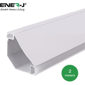 Gypsum LED Cove Light 45 Degree Corner Aluminum Profile 1 Meter