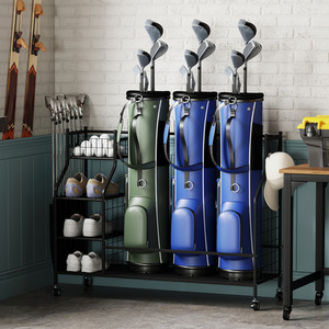 3 Golf Bag Stand Golf Bag Organizer