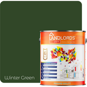 Winter Green / 1l Landlord's One Coat Paint Quick Coverage Interior Wall and Ceiling Paint shot 8374150