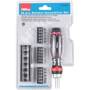 Hilka 22 Piece Ratchet Screwdriver Set