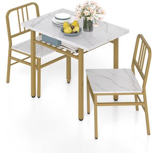 2 Rectangles Table Rectangular Kitchen Table and 2 Chairs