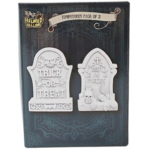 Pack of 2 Ceramic Tombstones
