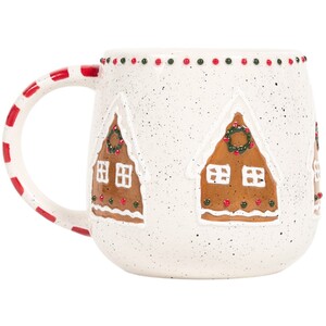 Festive Stone Gingerbread Mug