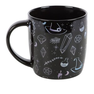 Enchanting Crystal Witch Print Mug For Magical Sips