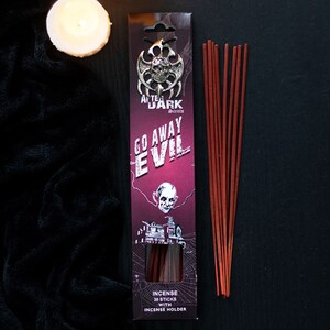 Go Away Evil Incense Gift Set With Holder