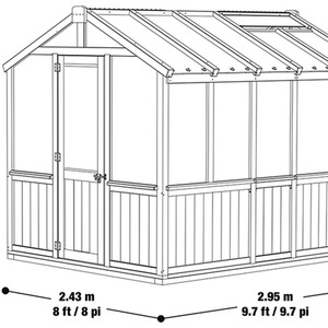 Natural / 77ft Meridian Series Greenhouse shot 10675604