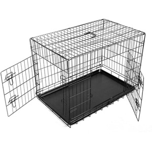 Foldable 2 Door XL Metal Dog Crate