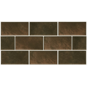 20-Piece Self-Adhesive Wall Tile Stickers