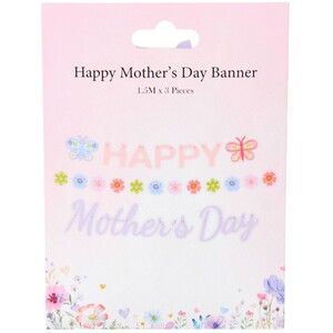 Pastel Happy Mothers Day Banner