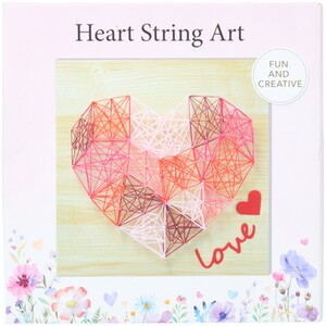 Heart String Art Kit
