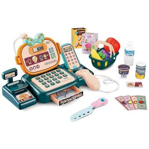 Kids Electronic Cash Register Toy Till with Scan Microphone