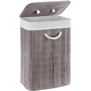 Laundry Basket with Lid Foldable Washing Hamper Bin with Handles