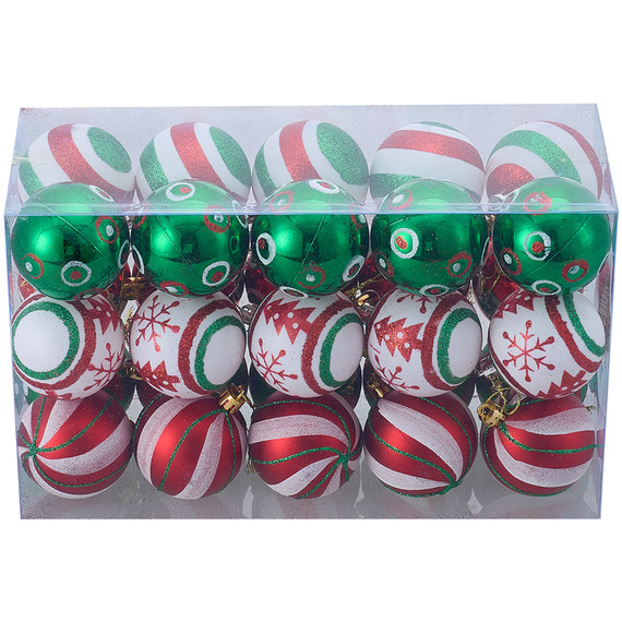 30-Piece Ornaments for Christmas Tree Decorations