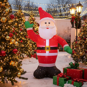 Lifeideas 2.4m LED Inflatable Christmas Santa