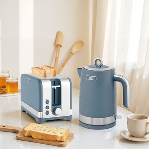 HOMCOM Toaster and Kettle Set, 3000W Rapid Boil 800-281V70BU