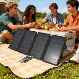 HOMCOM 36W Foldable Solar Panel with Type-C to USB-A Charging Port