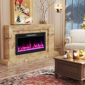 WiFi-Enabled Electric Fireplace