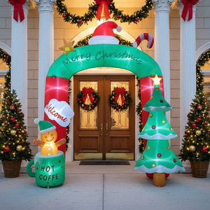 Lifeideas Archway Christmas Inflatable with LED Lights