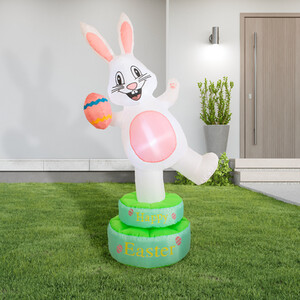 Rotating Easter Bunny Inflatable