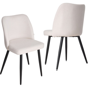 Set of 2 Modern Upholstered Dining Chairs
