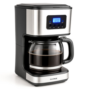 1.5L Drip Coffee Machine Fast Brew With glass Jug and LCD Timer 900W