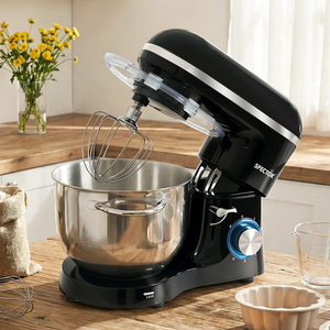 Electric Food Mixer 6.2L Stainless Steel 6 Speeds