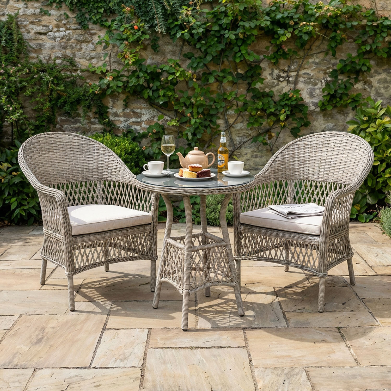 Julia Bistro Set - Neutral