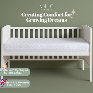 Eco Friendly Cot Bed Mattress - Hypoallergenic and Breathable