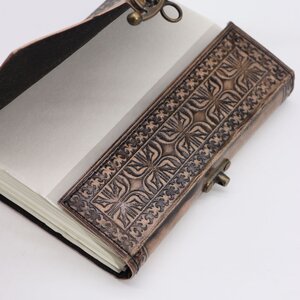 Lotus Mandala Esoteric Notebook Antique Grey, 200 Pages