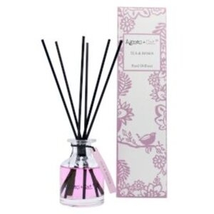 Tea Roses Reed Diffuser, Long Lasting Floral Tea Scent