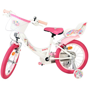 VOLARE Unicorn White 61680 16-Inch Girls Children's Bike