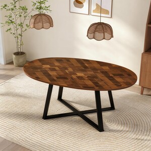 Extendable Round Dining Table Dia 120cm-160cm