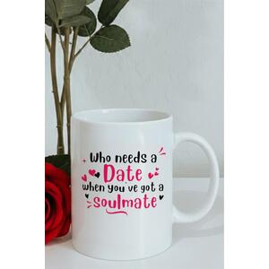 Soulmate Ceramic Mug Romantic Valentines Love Gift