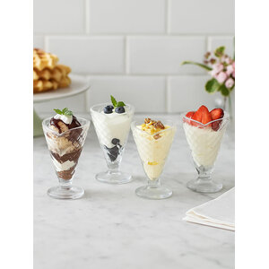 Set Of Four Torta Tapered Sundae Dishes