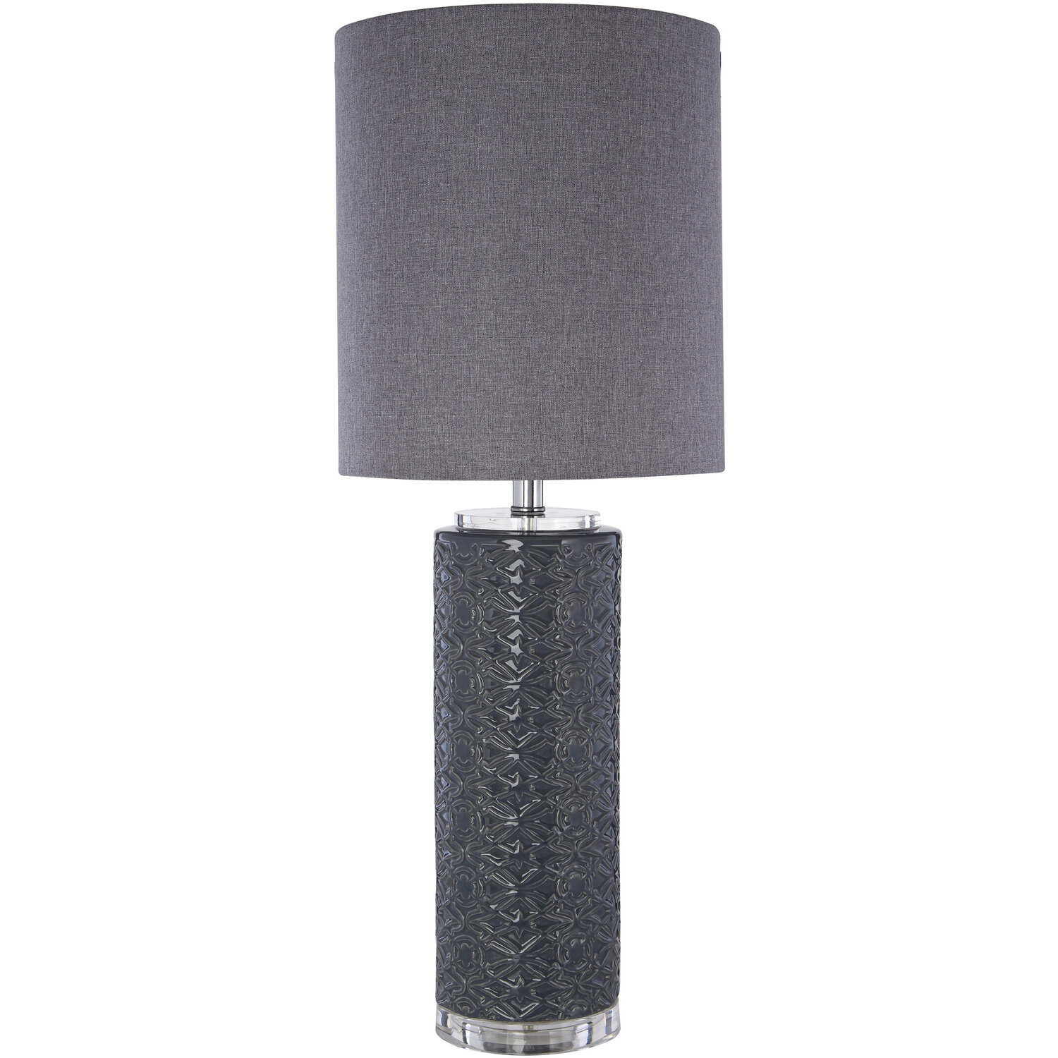 Una Table Lamp with EU Plug - Grey