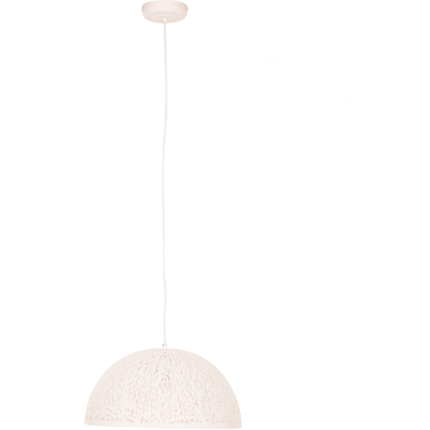Lenno Large White Pendant Light - White