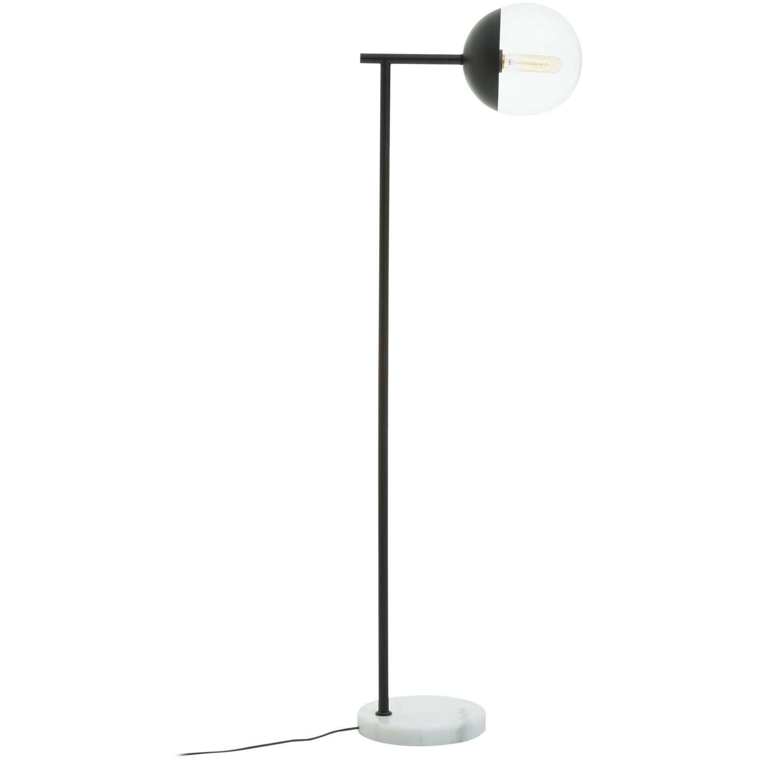 Revive Black Finish Floor Lamp - Black