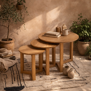 Roscrea Set of 3 Matt Effect Nesting Tables
