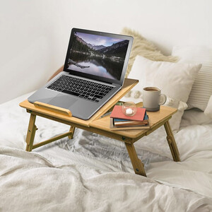 Portable Bamboo Laptop Desk Table