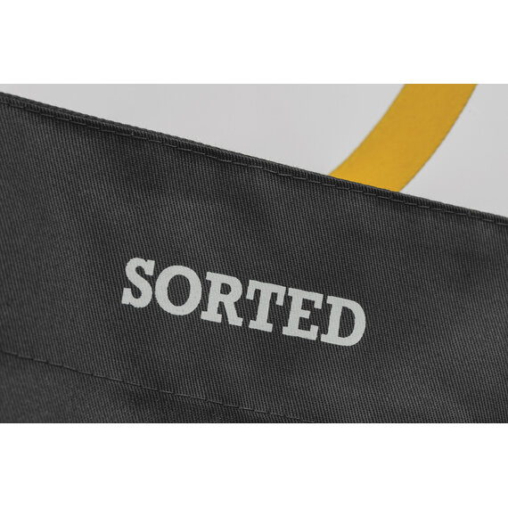 Black And Yellow Logo Sorted Apron
